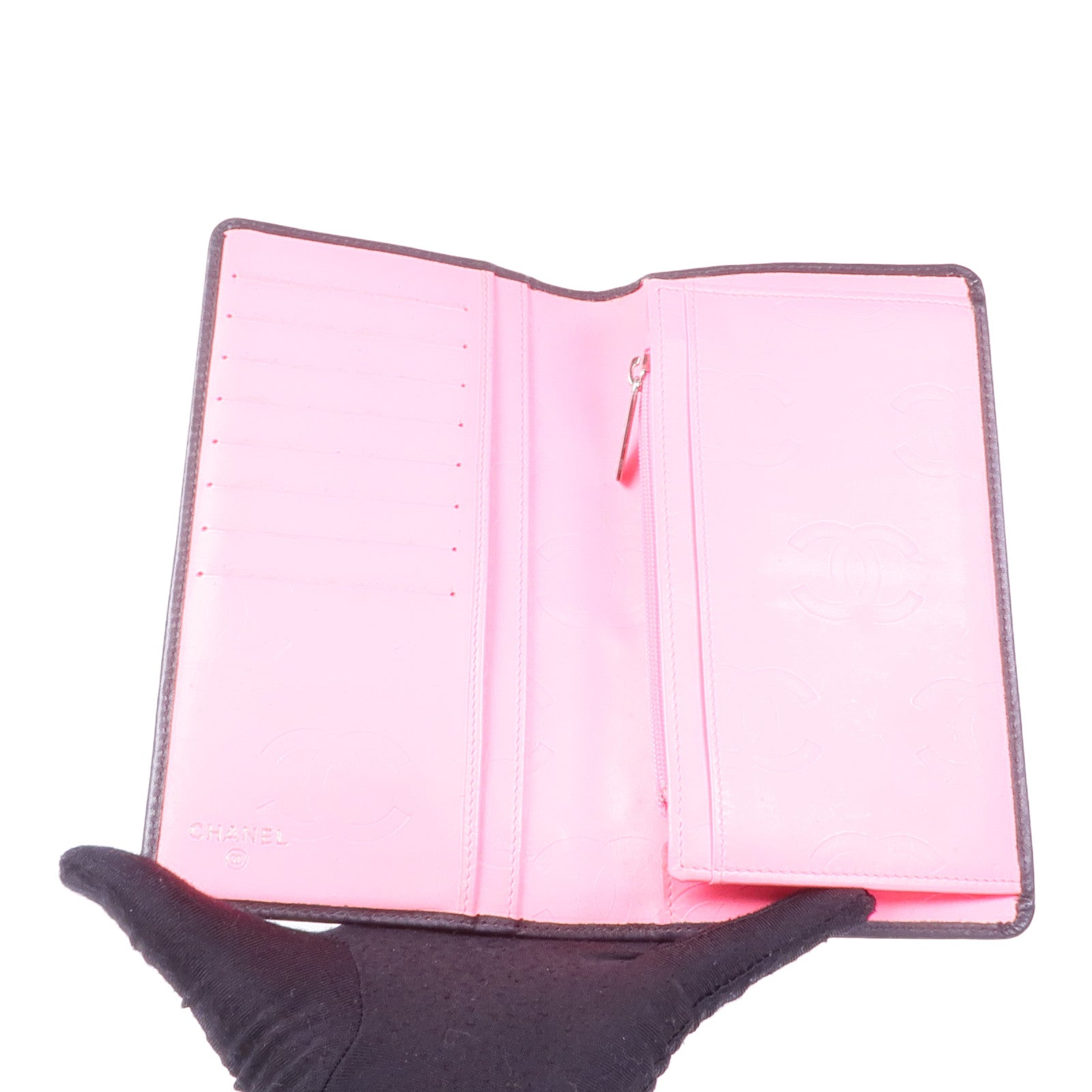 CHANEL 牛皮皮革Cambon Wallet長錢包