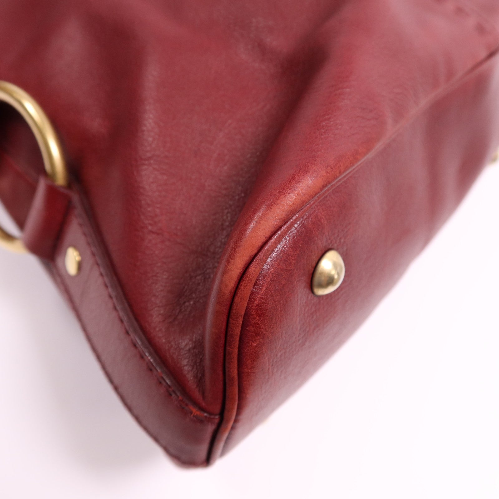 YVES SAINT LAURENT 牛皮皮革Muse金扣肩背袋