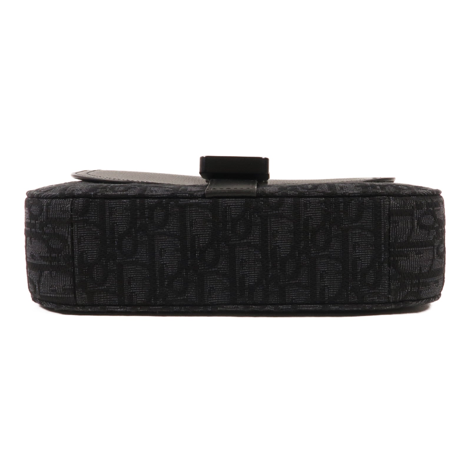 Dior 帆布Oblique銀扣肩背袋