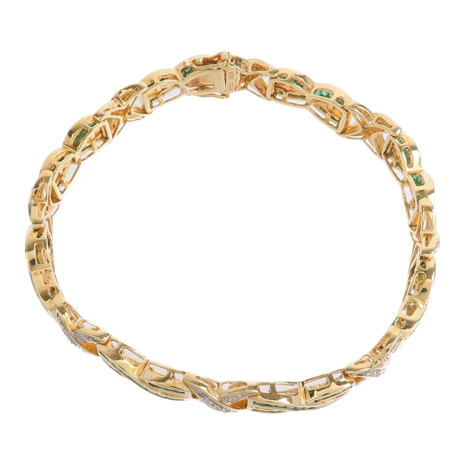 JEWELRY 18K黃金/白金Diamond Bracelet鑽石手鏈