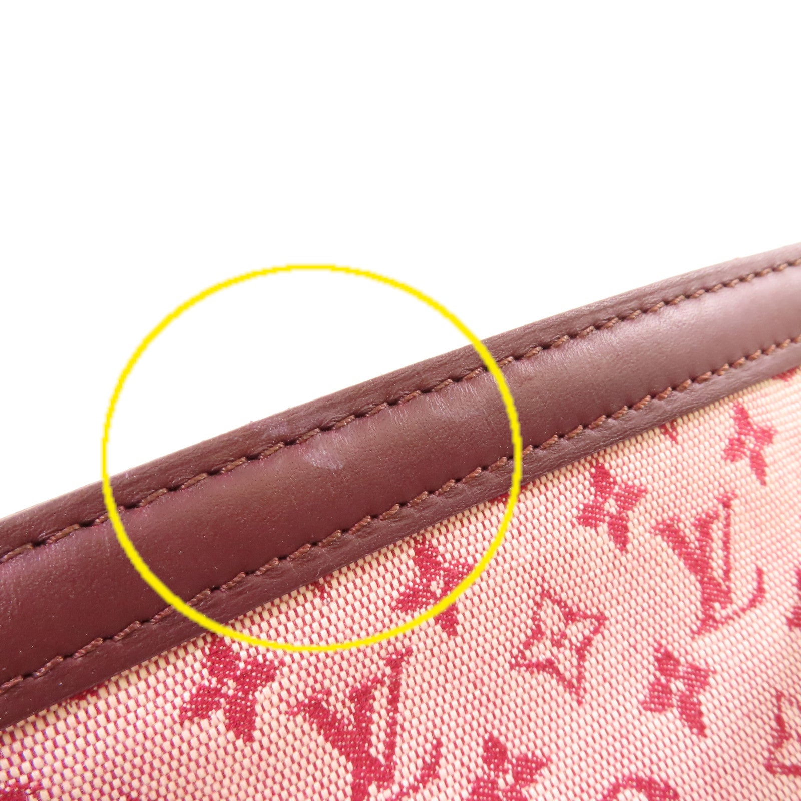LOUIS VUITTON Monogram-mini Josephine GM 2Way Shoulder Bag金扣手挽肩背兩用袋酒紅色
