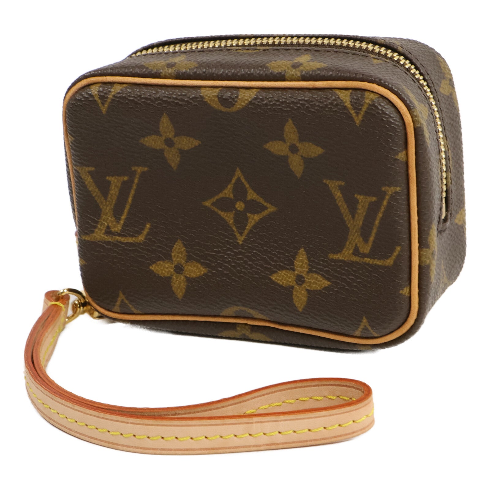 LOUIS VUITTON Monogram Trousse Wapity Pouch金扣手拿包