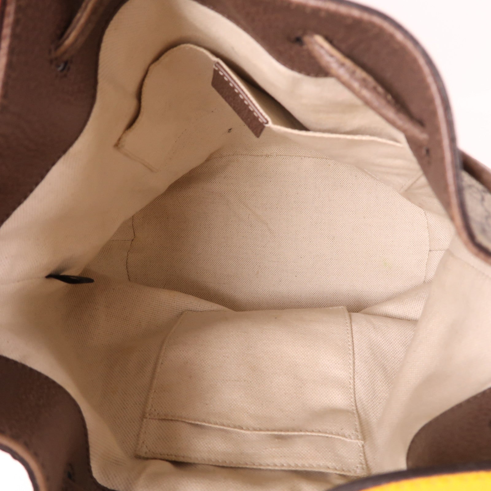 GUCCI 塗層帆布Shoulder Bag金扣手挽肩背兩用袋