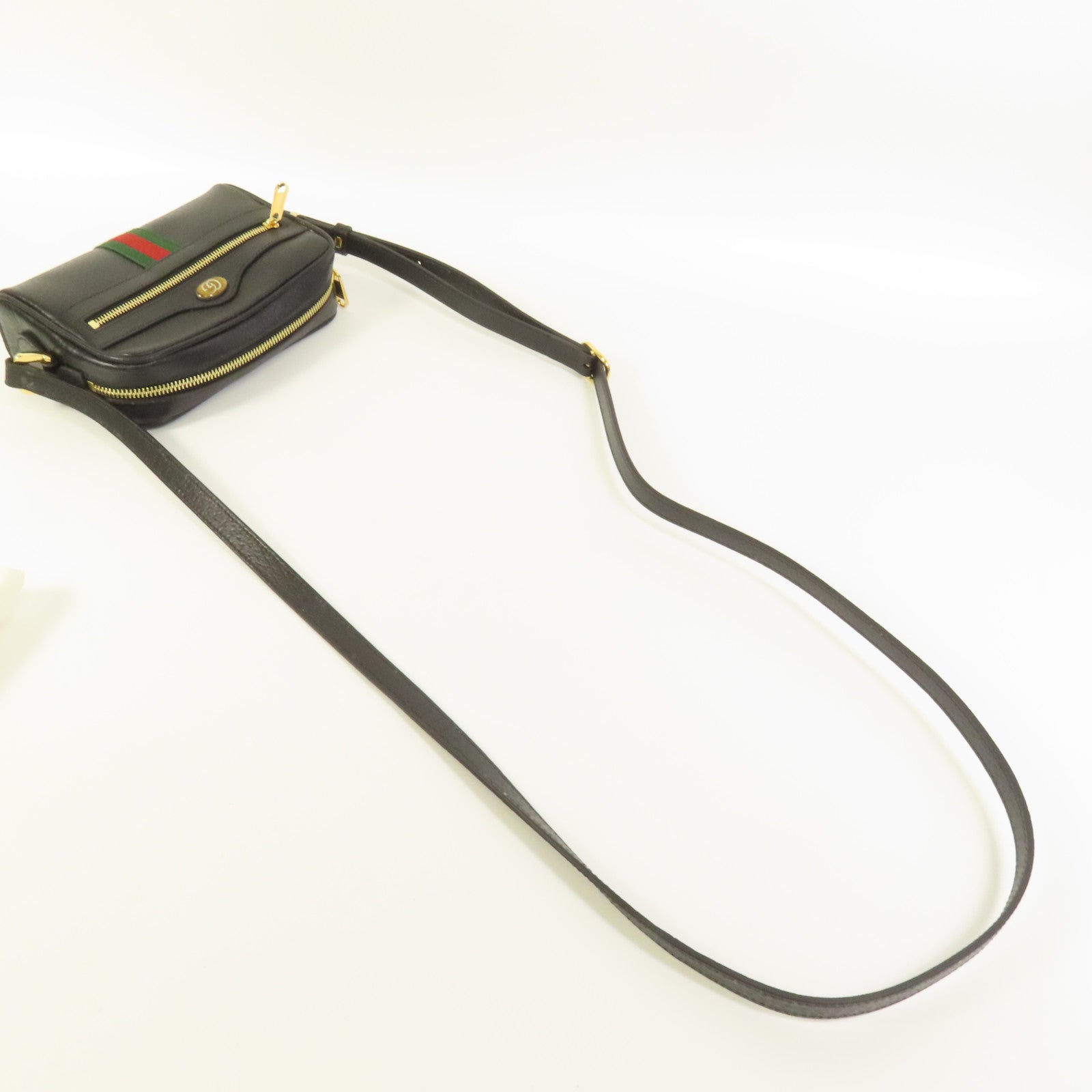 GUCCI 牛皮皮革GG Ophidia金扣肩背袋