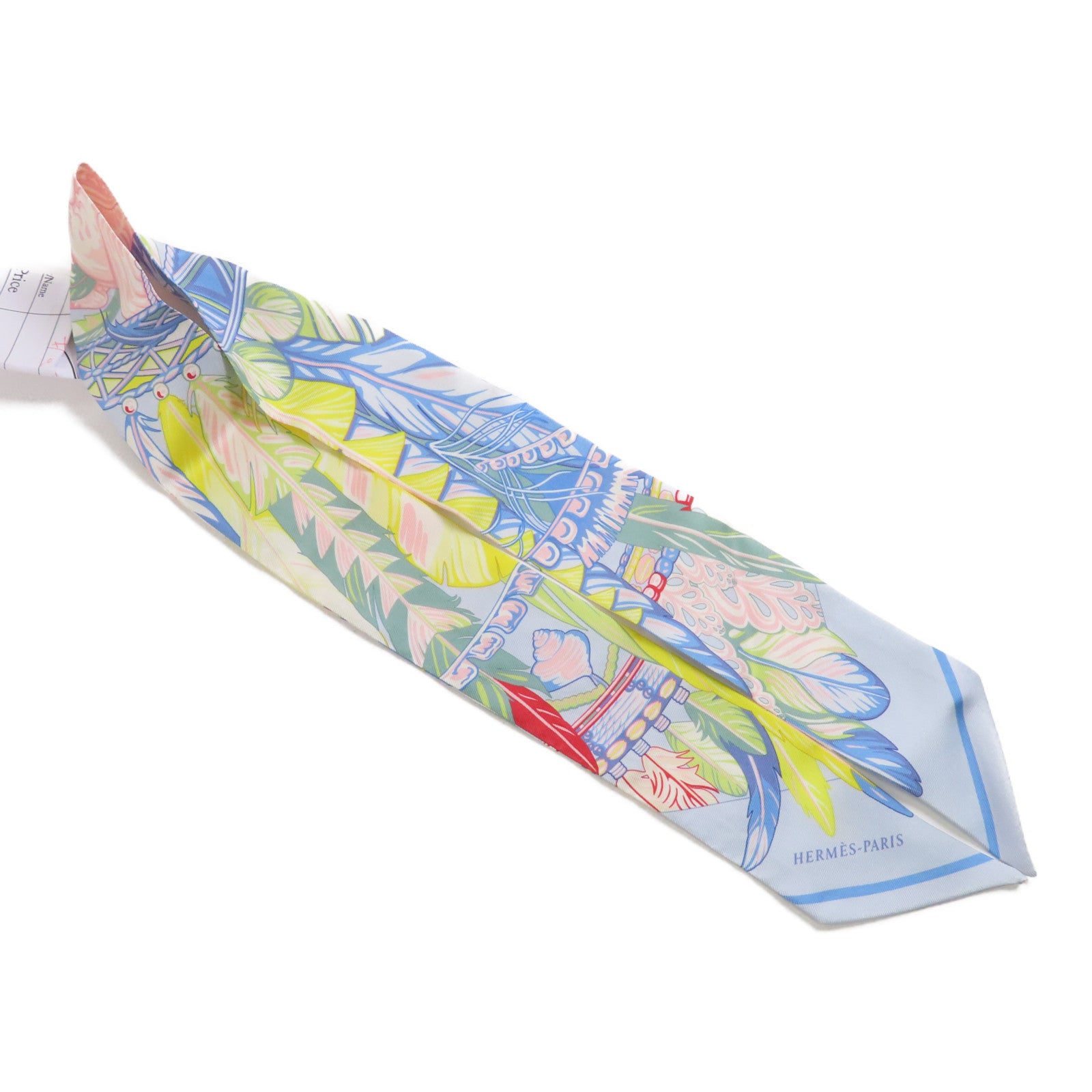 HERMES Twilly Scarf Scarves Silk Multicolor