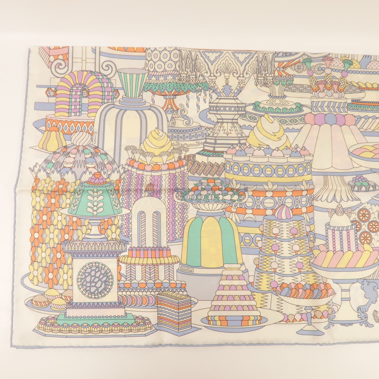 HERMES 絲質Scarf絲巾