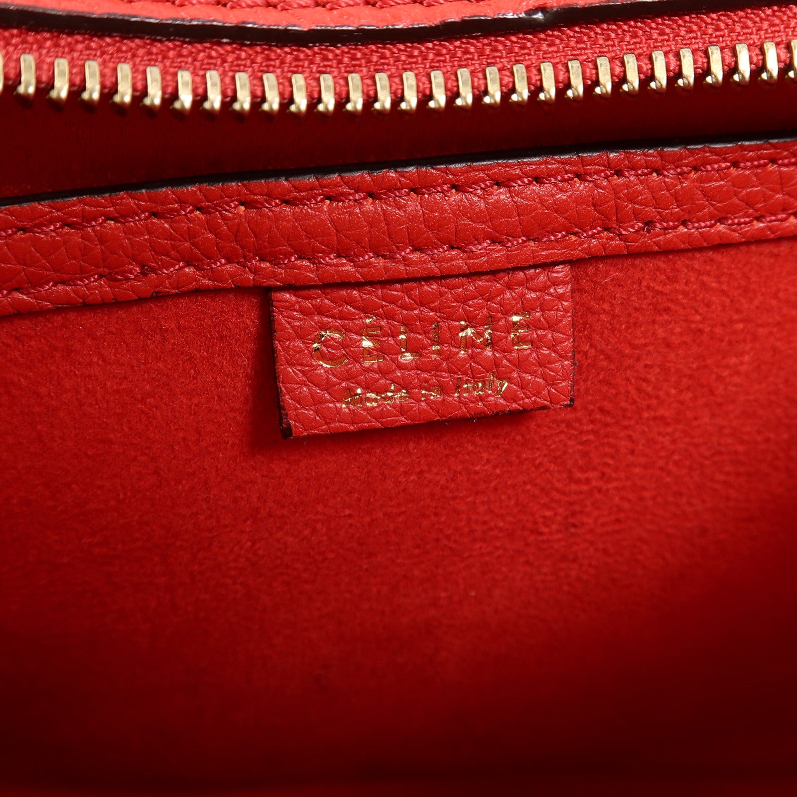 CELINE 牛皮皮革Nano Luggage手挽肩背兩用袋