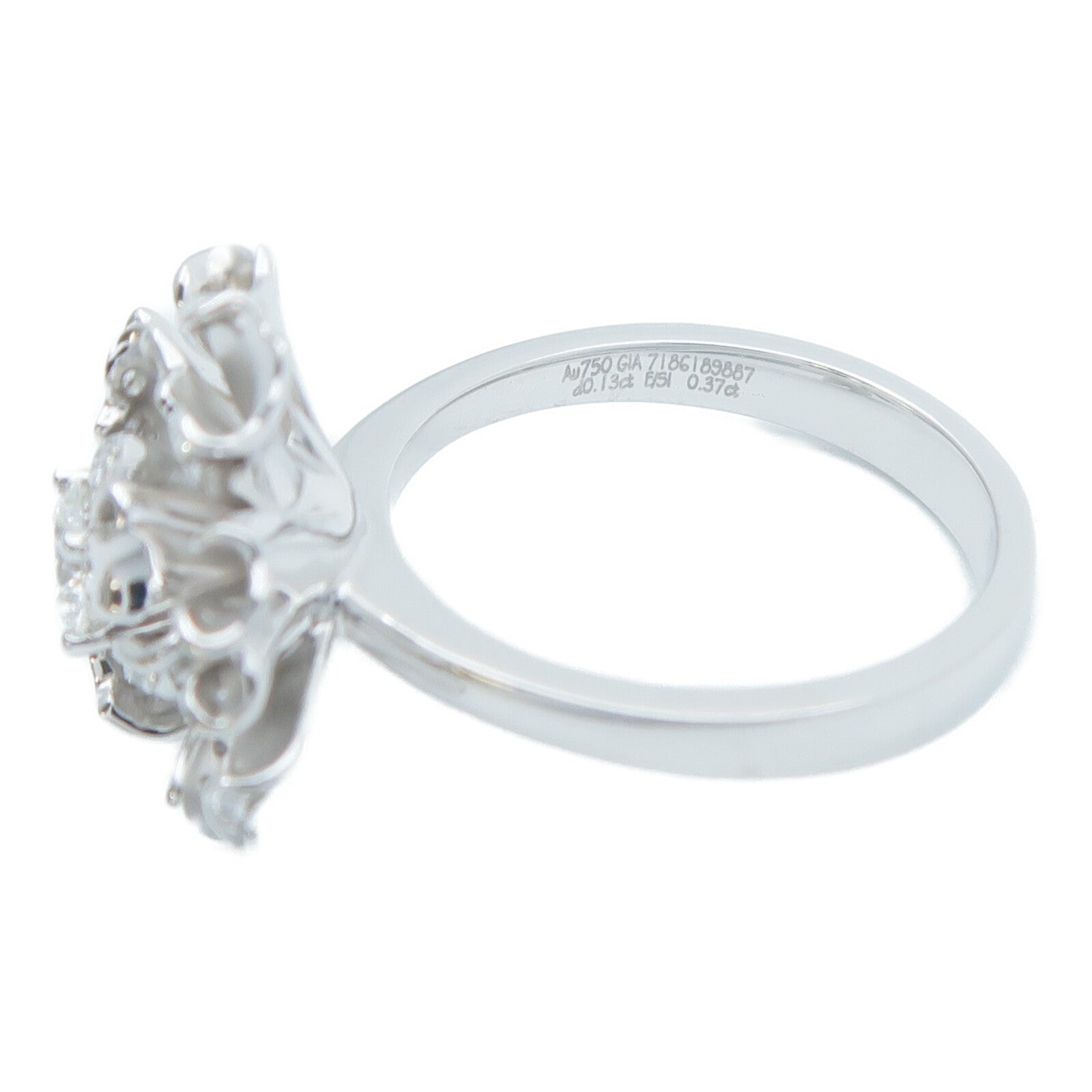 JEWELRY 18K白金Diamond Ring鑽石戒指US#7.75