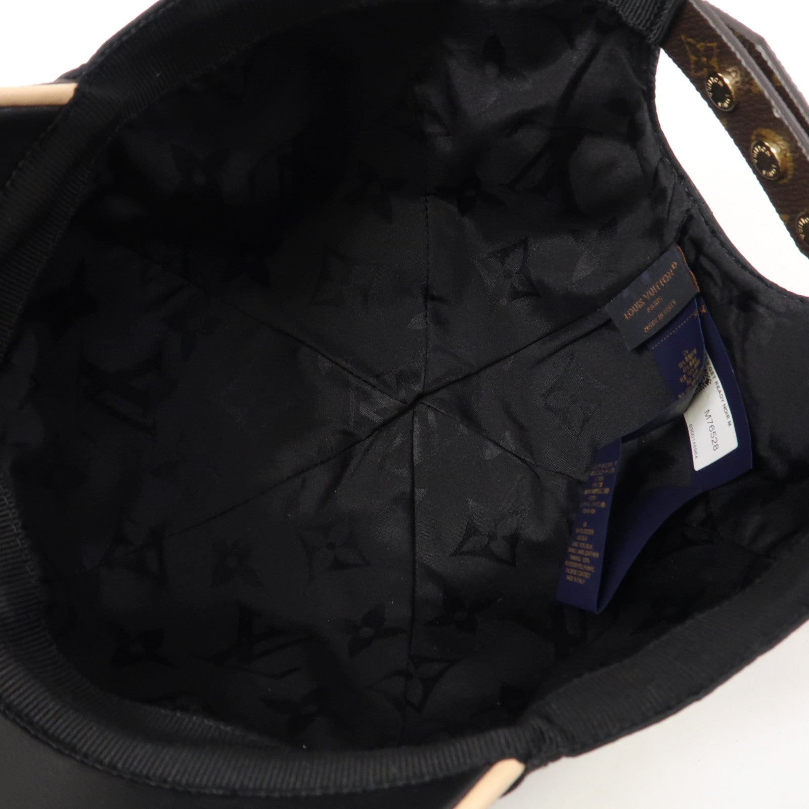 LOUIS VUITTON Monogram Get Ready Cap帽子黑色/啡色