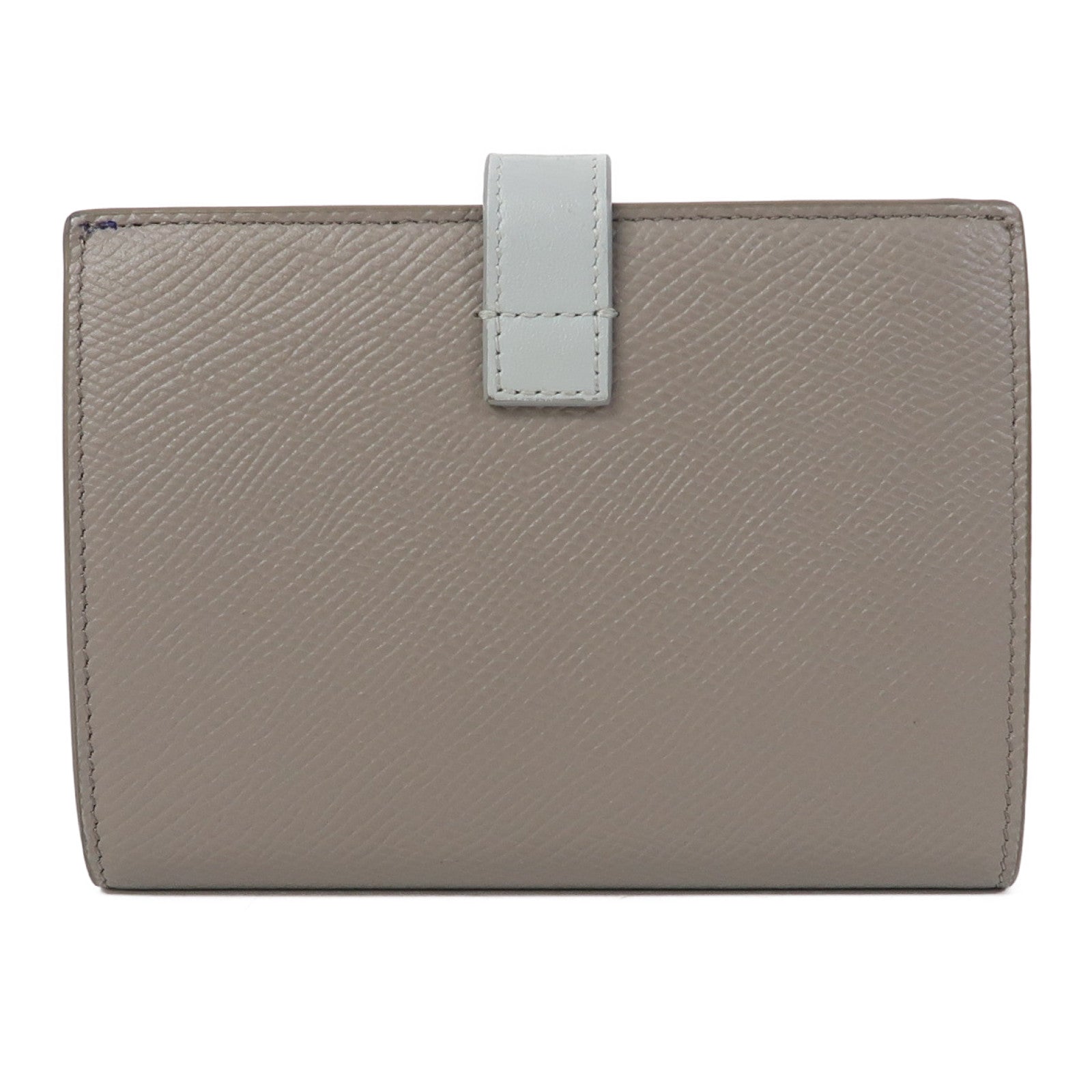 CELINE 【激減優惠】牛皮皮革Wallet金扣錢包灰色