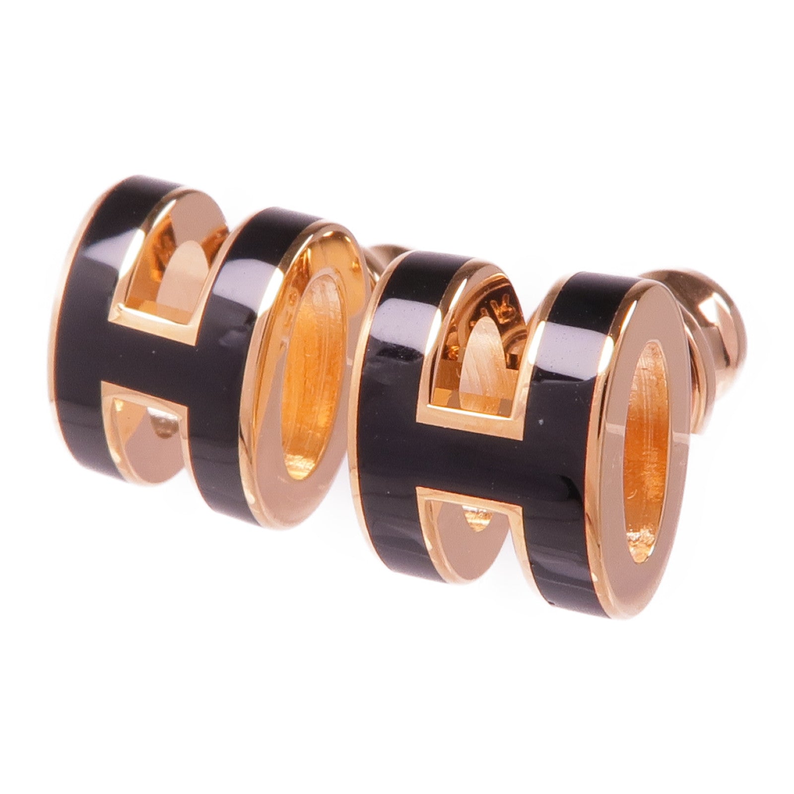 HERMES 金屬Pop H耳環