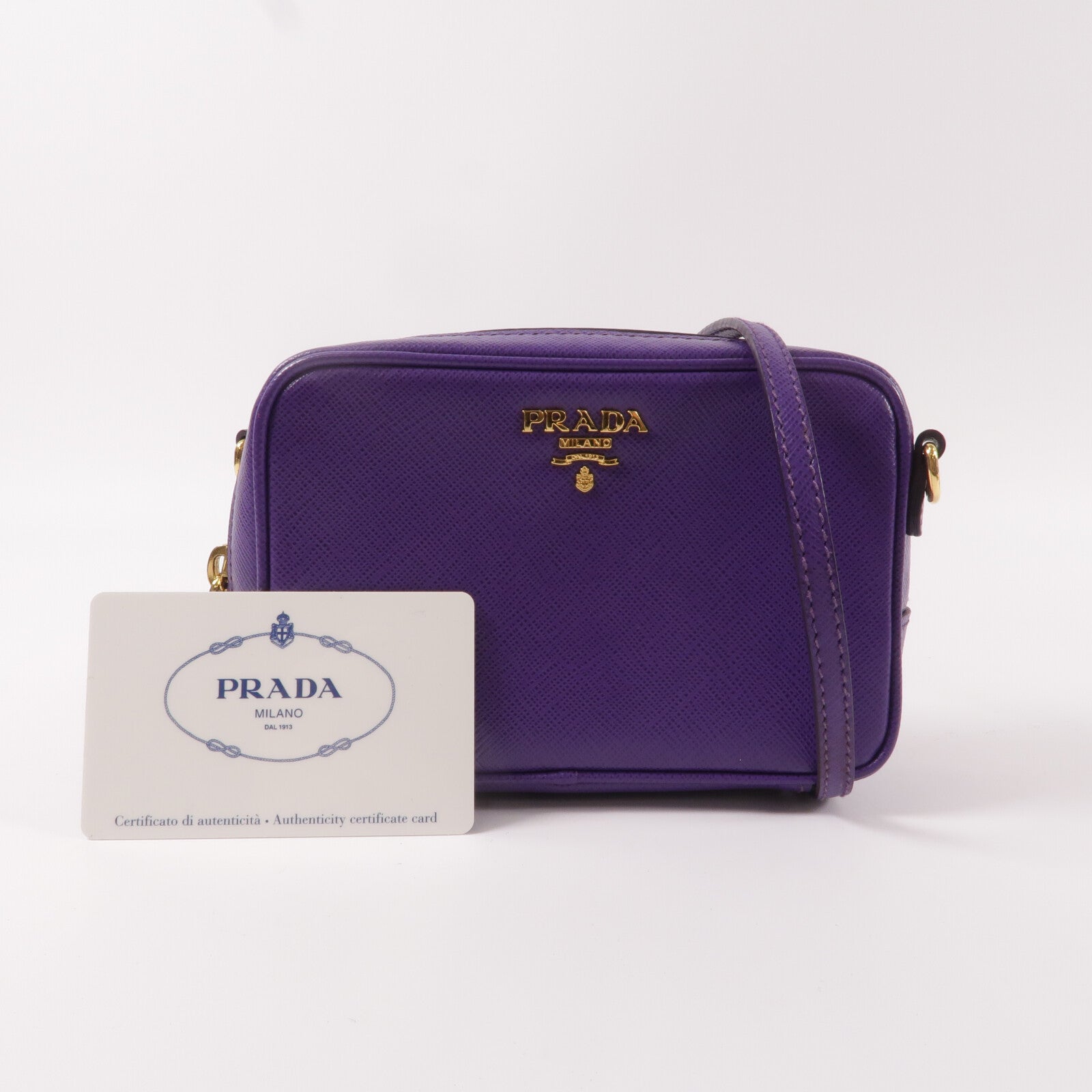 PRADA Saffiano皮革Shoulder Bag肩背袋