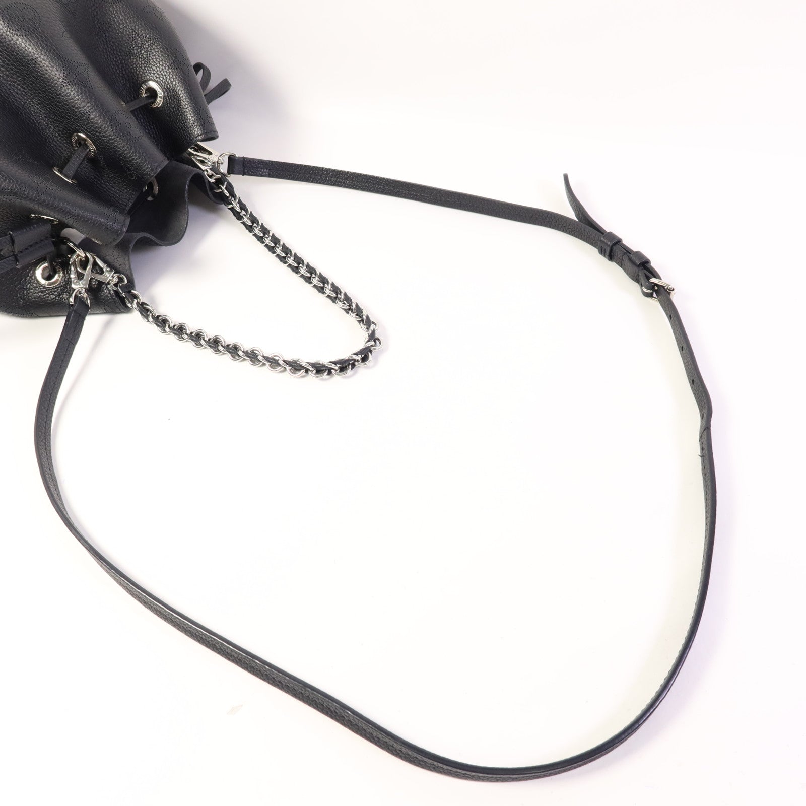 LOUIS VUITTON Mahina Bella銀扣手挽肩背兩用袋