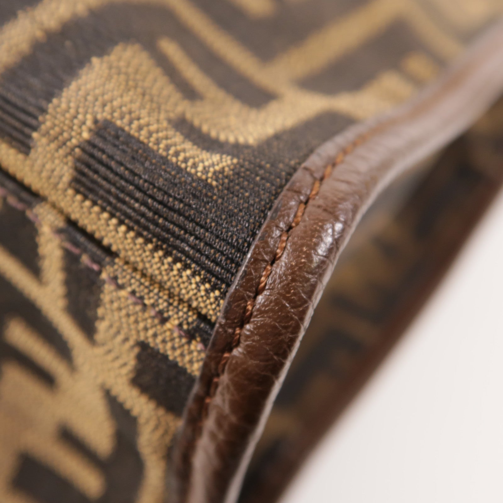 FENDI 帆布Tote Bag金扣手挽袋