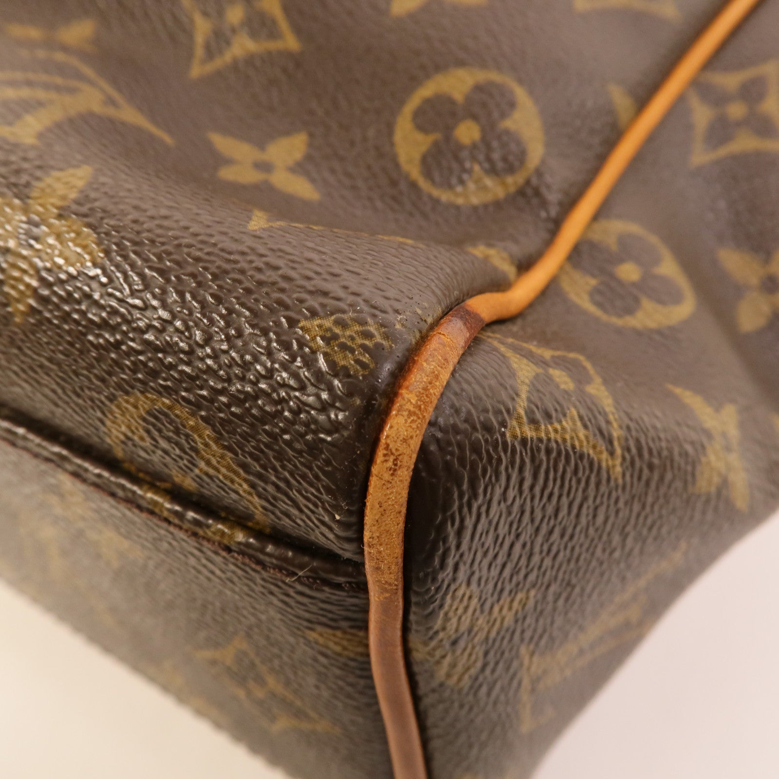LOUIS VUITTON Monogram Abbesses金扣肩背袋棕色