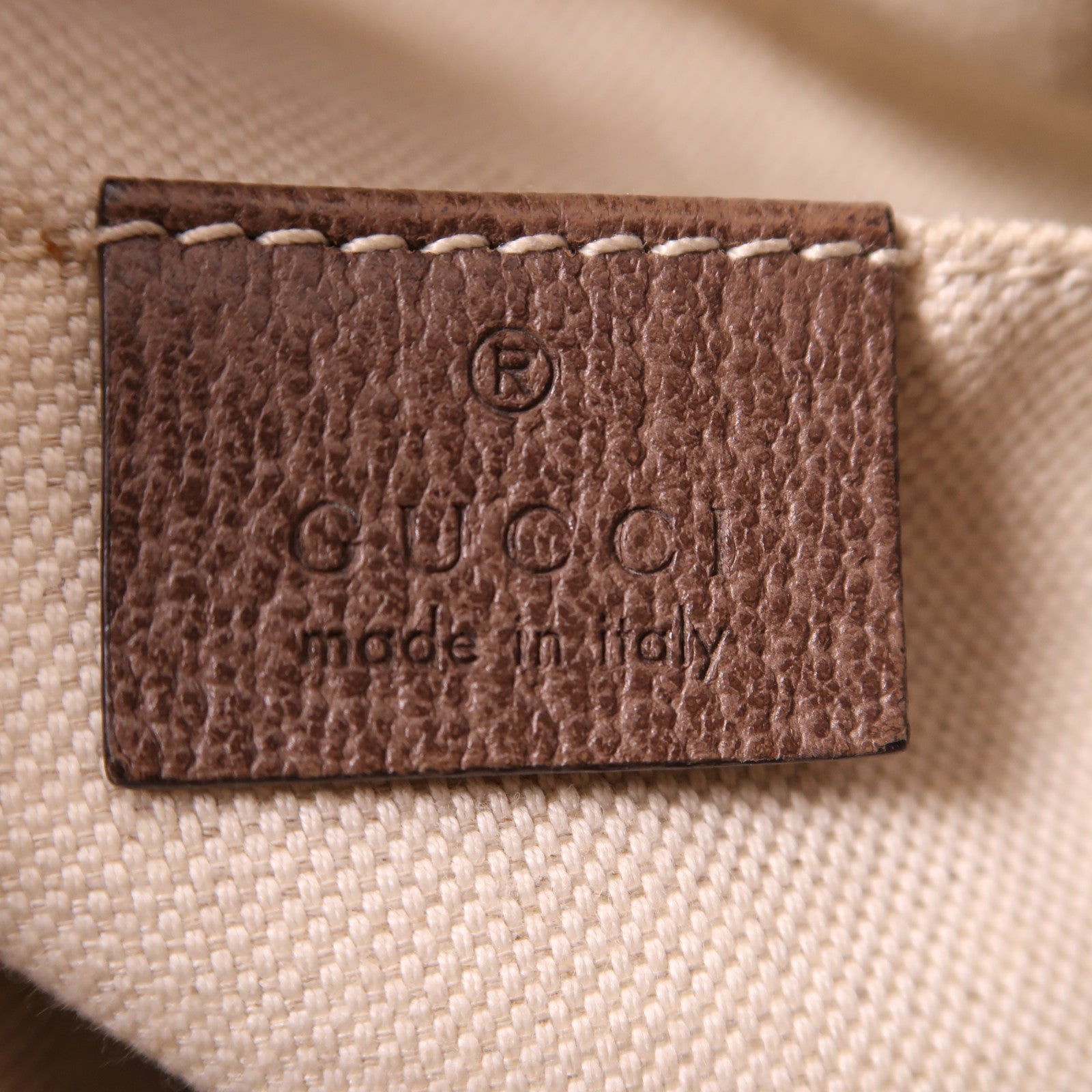 GUCCI 塗層帆布Shoulder Bag金扣手挽肩背兩用袋