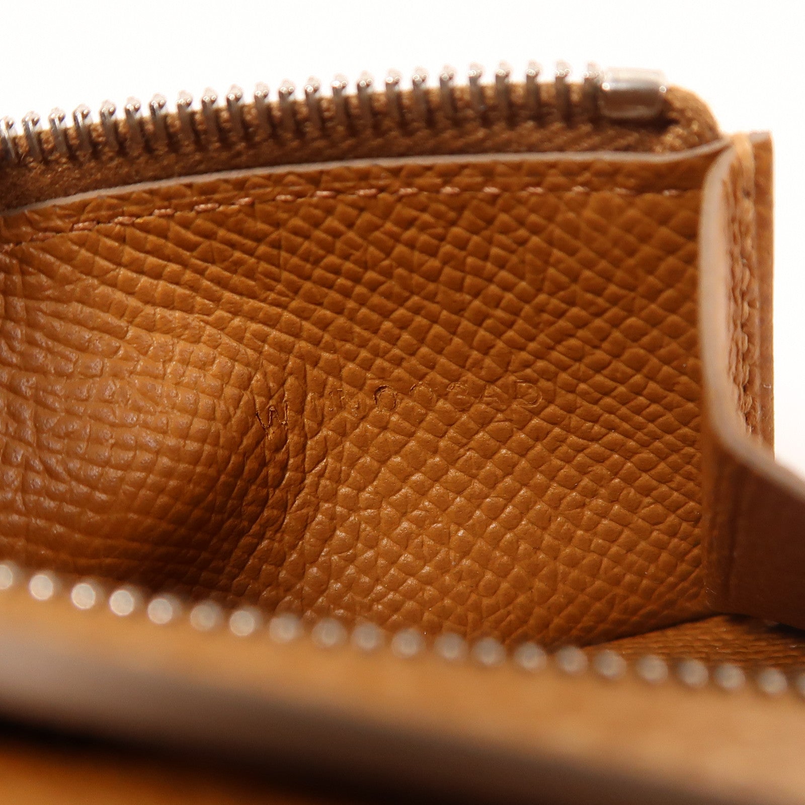 HERMES Epsom皮革Bearn Verso Wallet銀扣錢包10 Craie