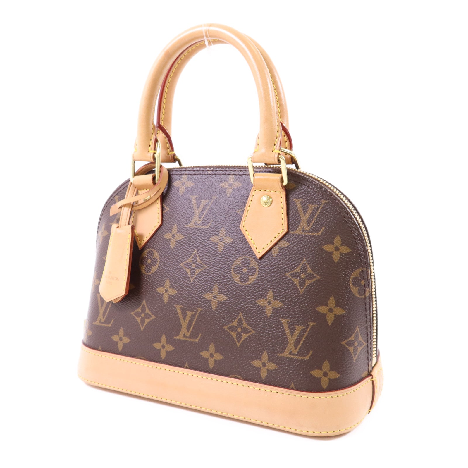 LOUIS VUITTON Monogram Alma BB金扣手挽肩背兩用袋