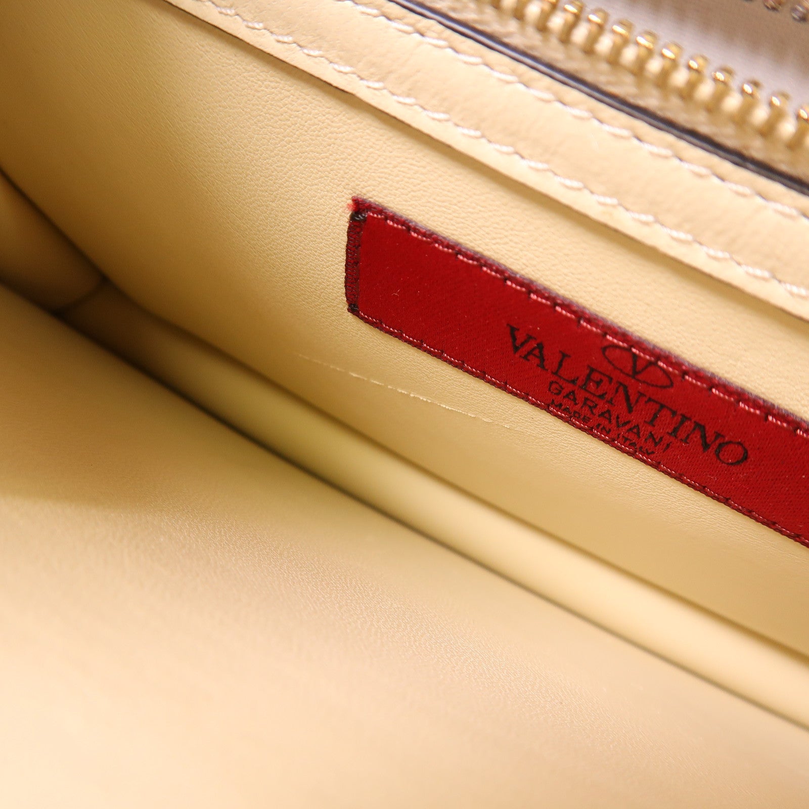 Valentino 【激減優惠】牛皮皮革Shoulder Bag金扣手挽肩背兩用袋