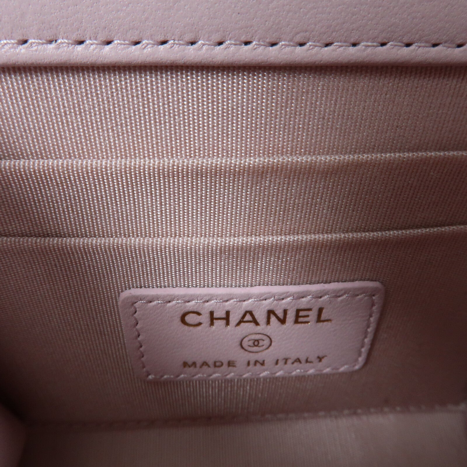 CHANEL 羊皮皮革Trendy CC Mini Bag金扣鏈帶肩背袋