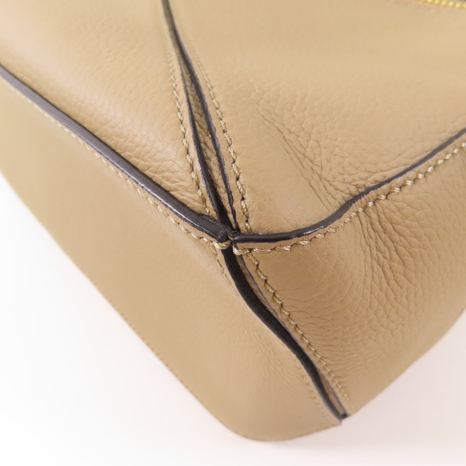 LOEWE 牛皮皮革Puzzle Small金扣手挽肩背兩用袋