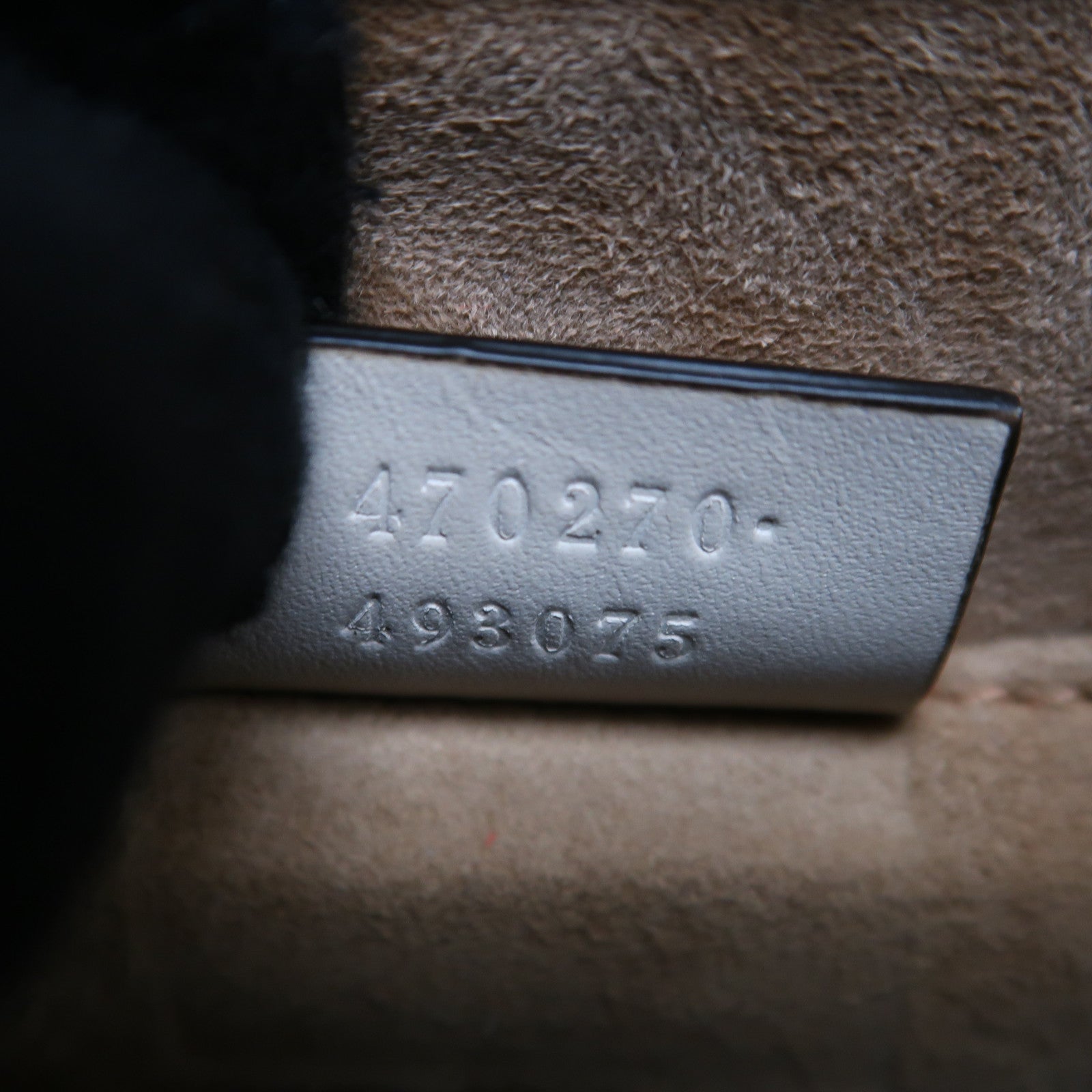 GUCCI 牛皮皮革Sylvie金扣手挽肩背兩用袋米色