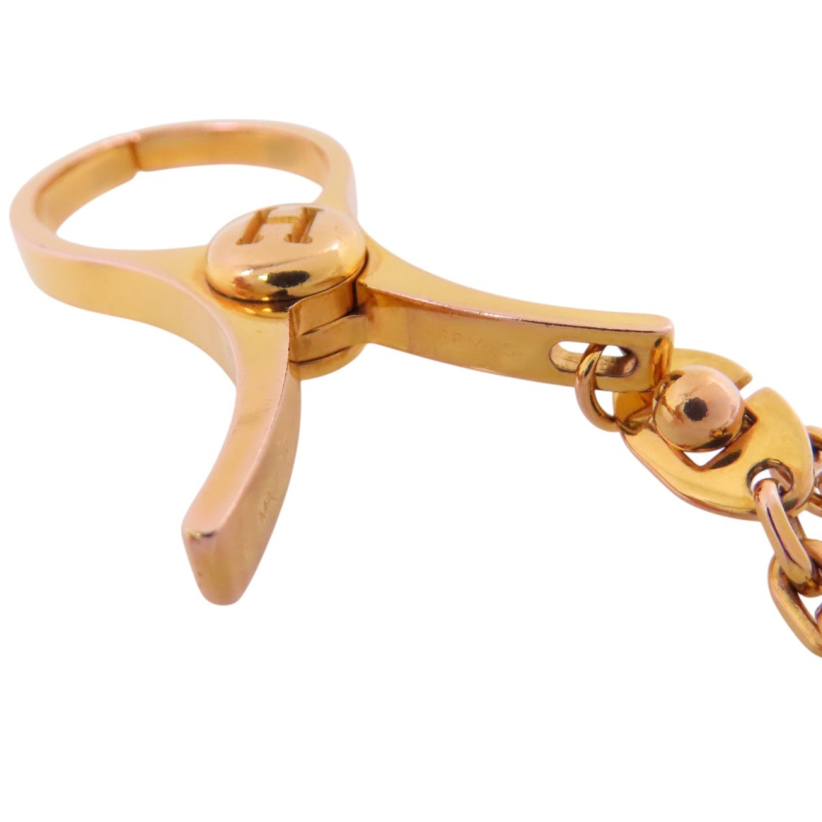 HERMES 金屬Filou Glove Clip Charm金扣掛飾