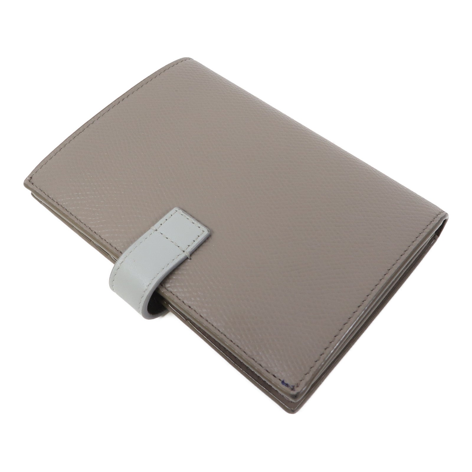 CELINE 【激減優惠】牛皮皮革Wallet金扣錢包灰色