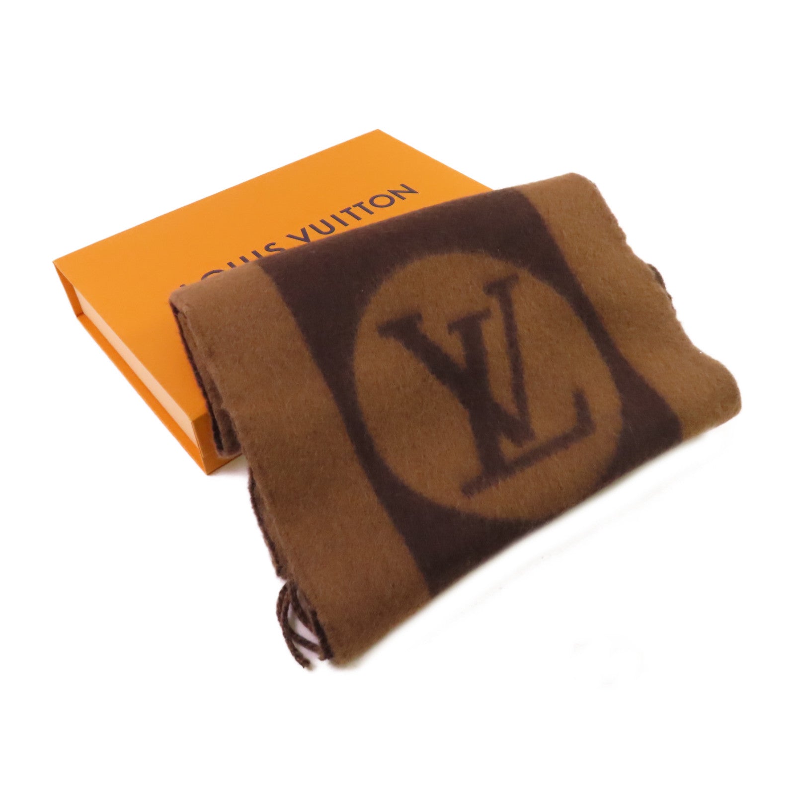 LOUIS VUITTON 羊毛/安哥拉兔毛Muffler圍巾