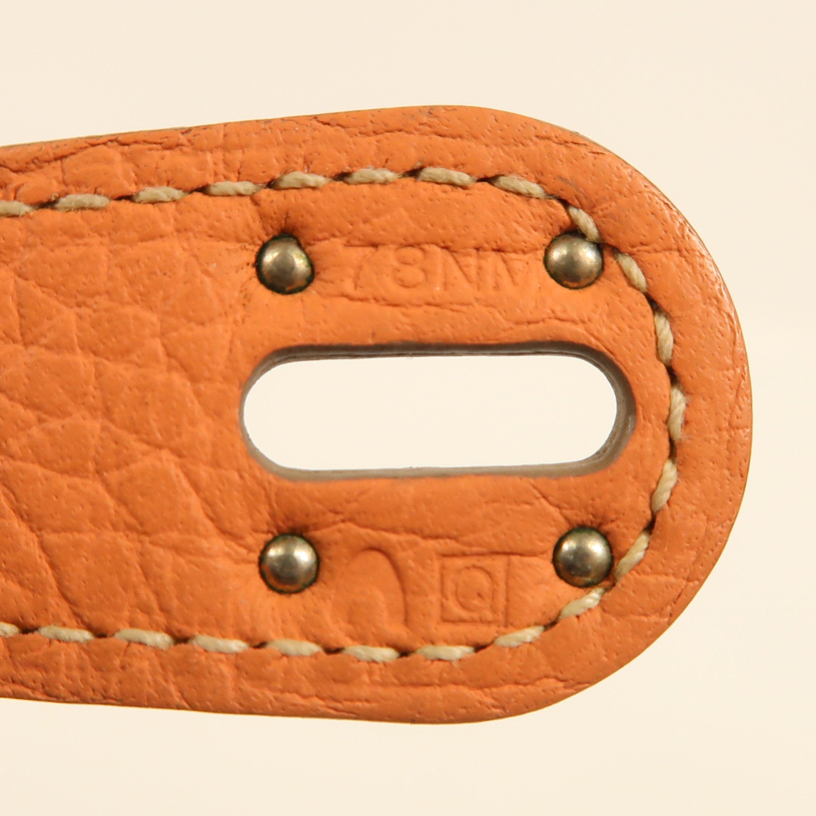 HERMES Clemence皮革Lindy 30銀扣手挽肩背兩用袋Gris Perle