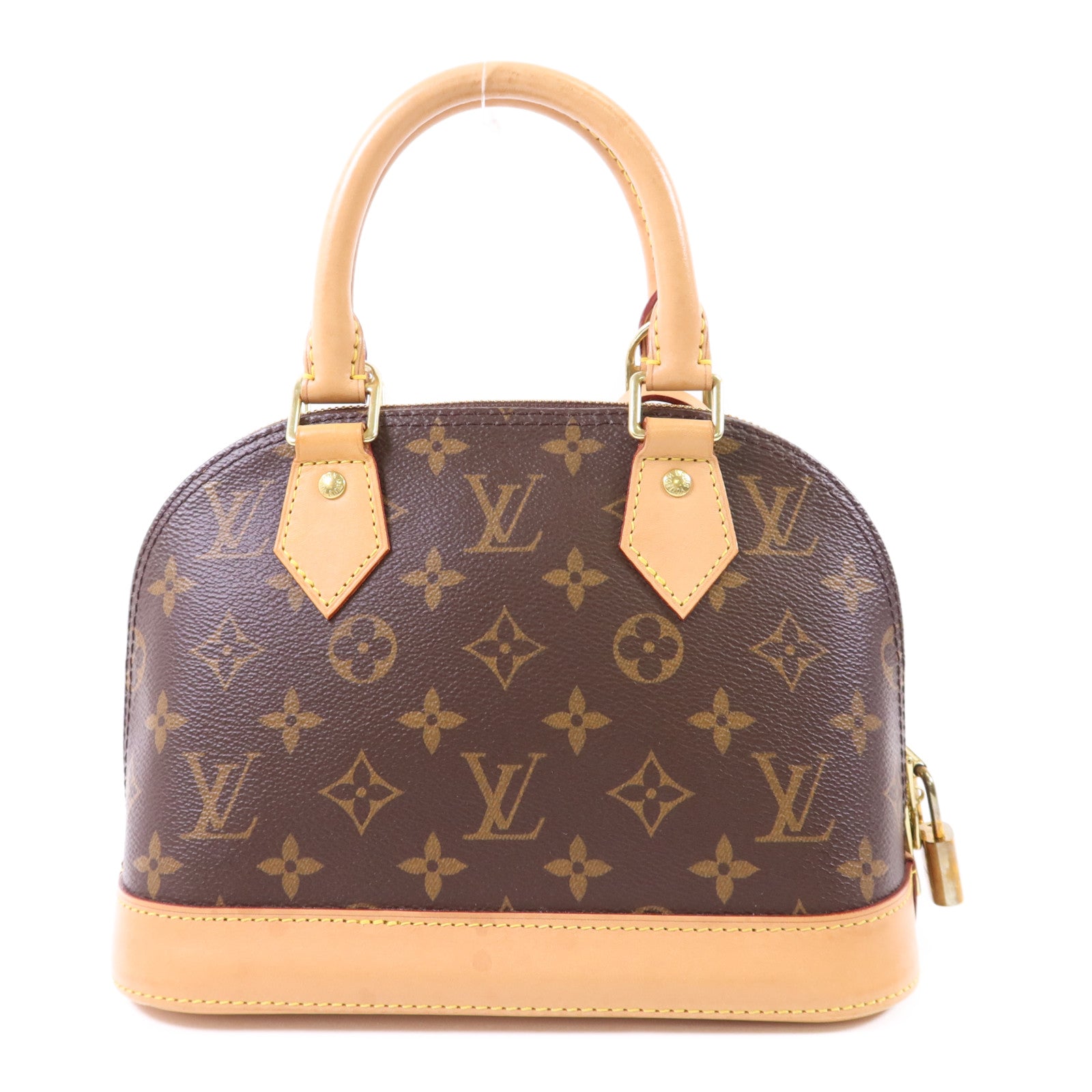 LOUIS VUITTON Monogram Alma BB金扣手挽肩背兩用袋
