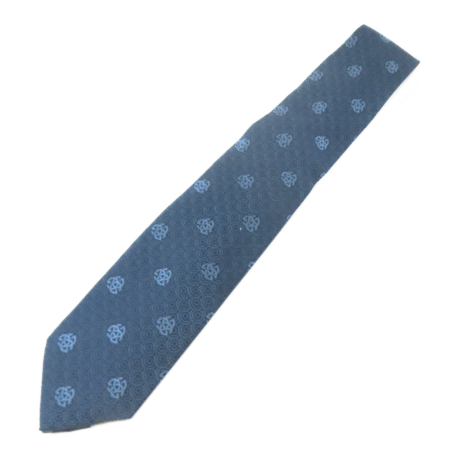 GUCCI 絲質Necktie領帶藍色