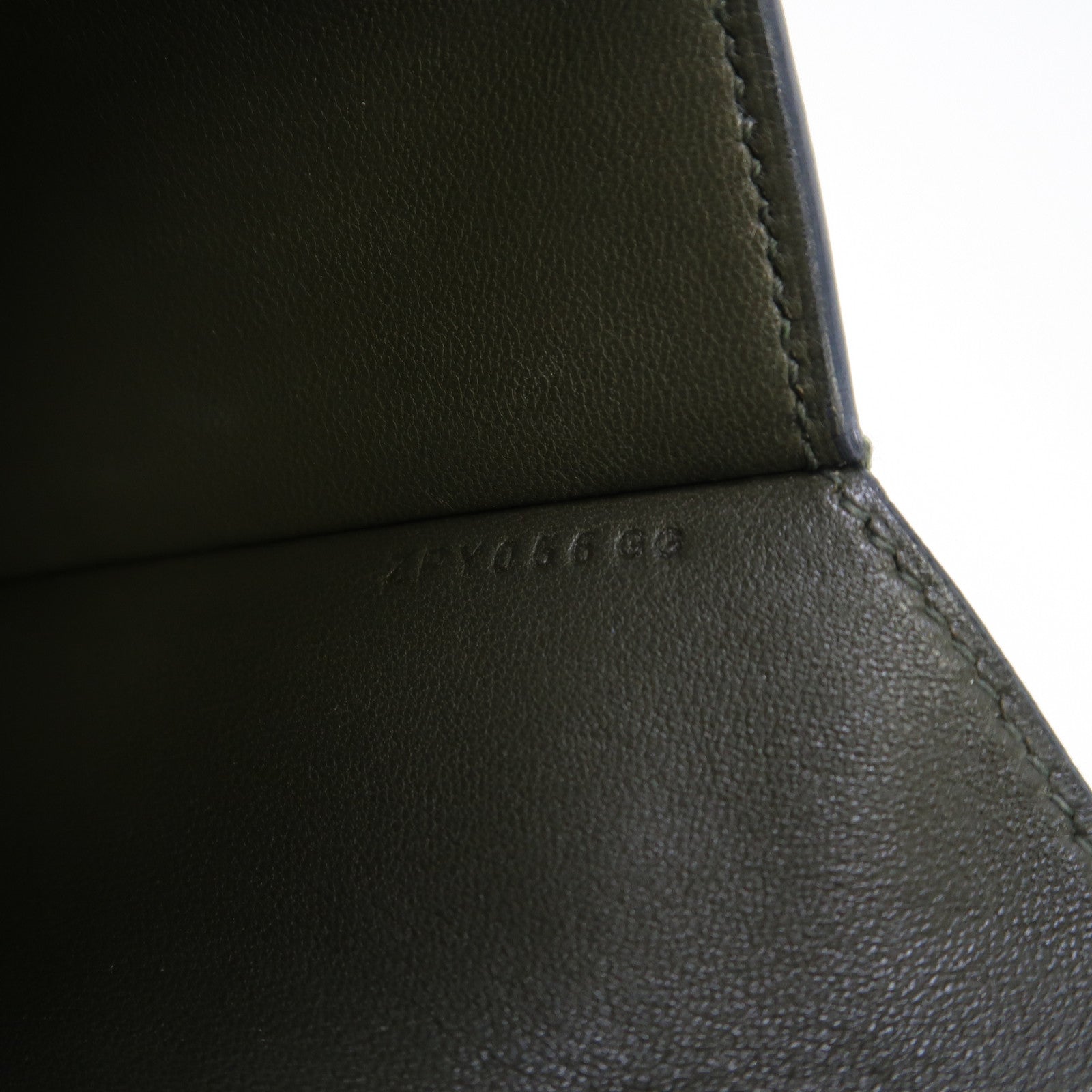 HERMES 【激減優惠】Epsom皮革Della Cavalleria Mini銀扣肩背袋灰綠色