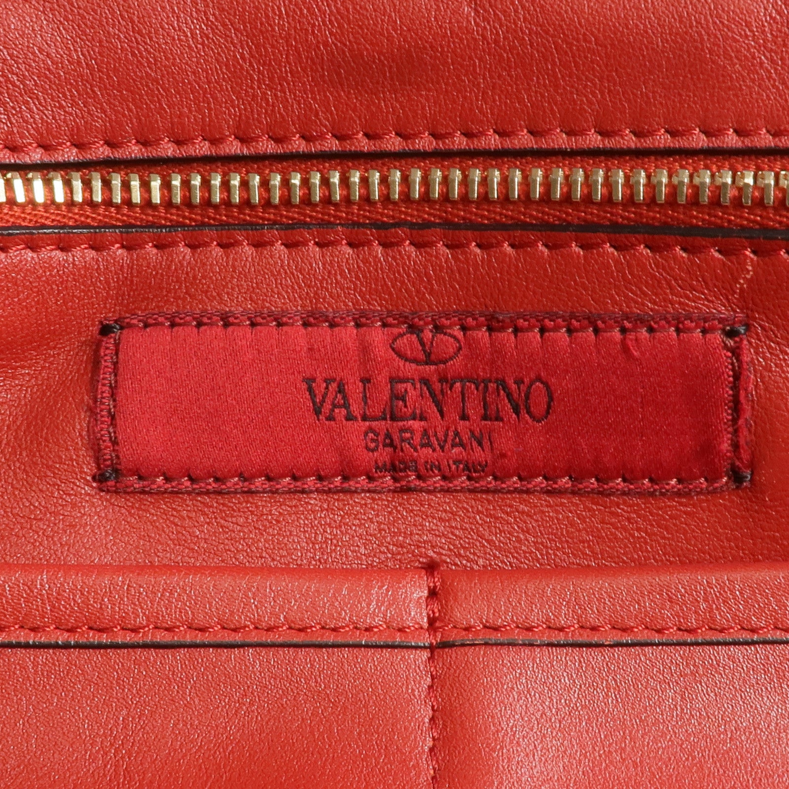 Valentino 【激減優惠】皮革Rockstud Tote金扣手挽肩背兩用袋