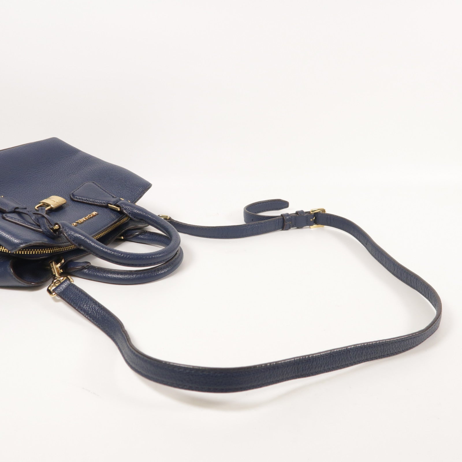 Michael Kors 牛皮皮革Shoulder Bag金扣手挽肩背兩用袋