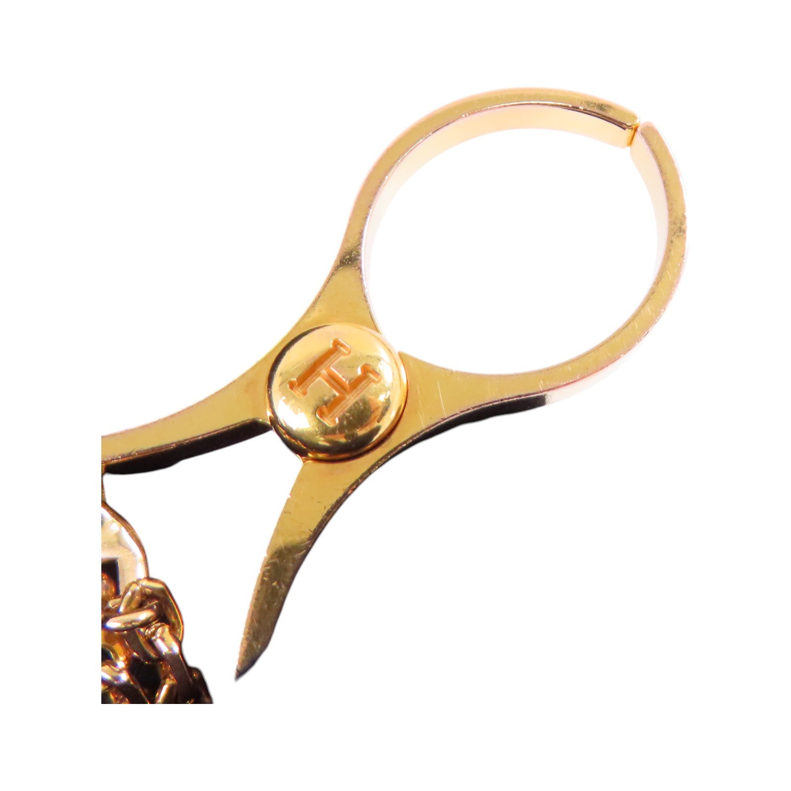 HERMES 金屬Filou Glove Clip Charm金扣掛飾