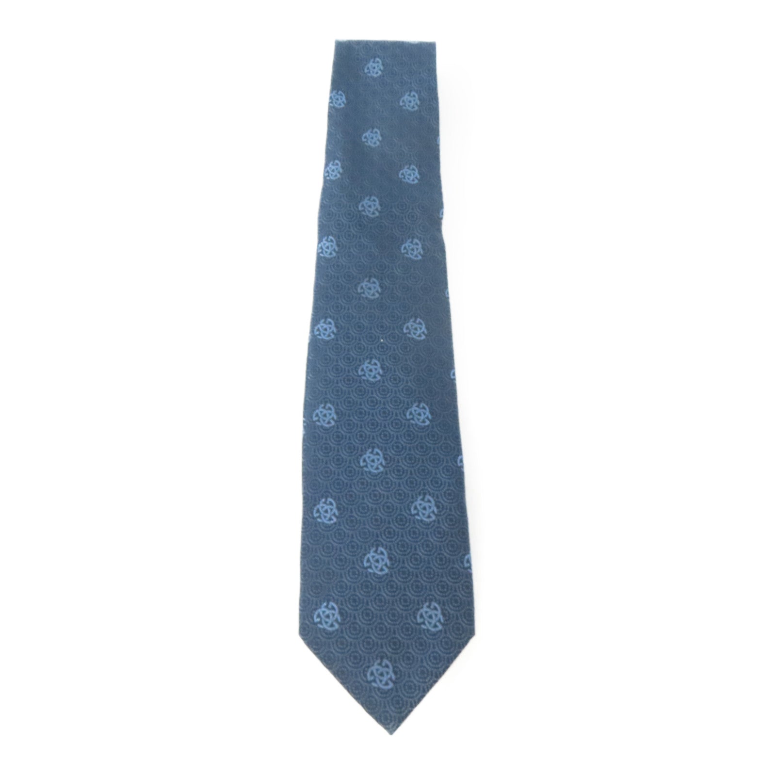 GUCCI 絲質Necktie領帶藍色