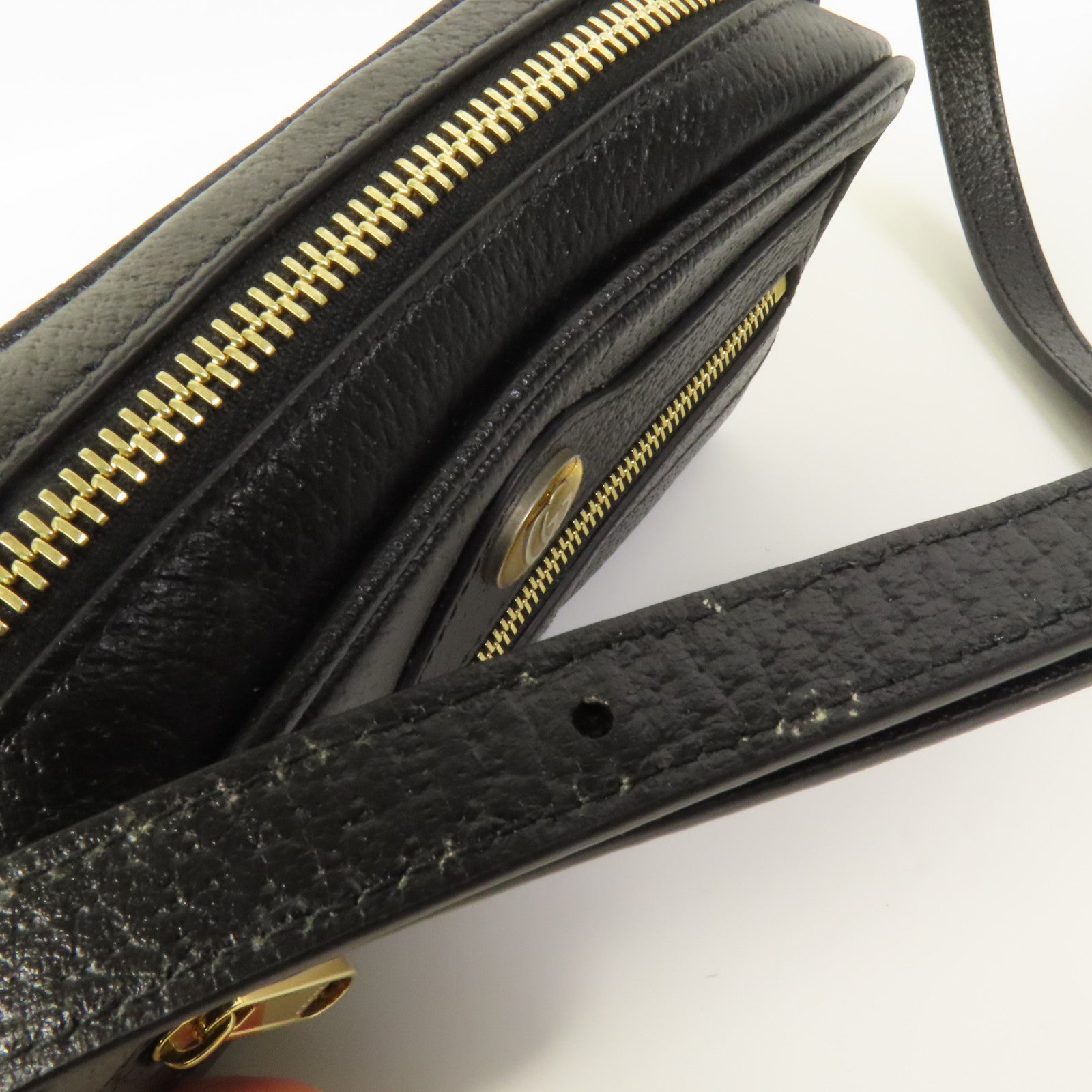 GUCCI 牛皮皮革GG Ophidia金扣肩背袋