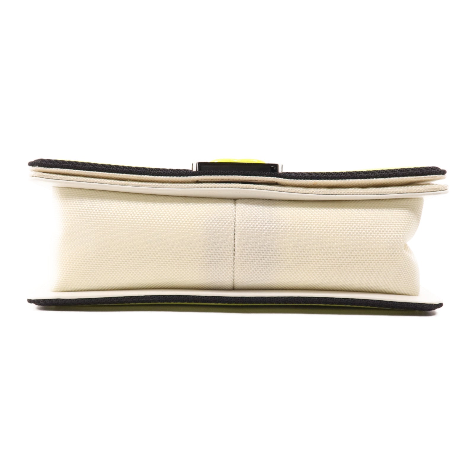 CHANEL 帆布Boy 25銀扣肩背袋