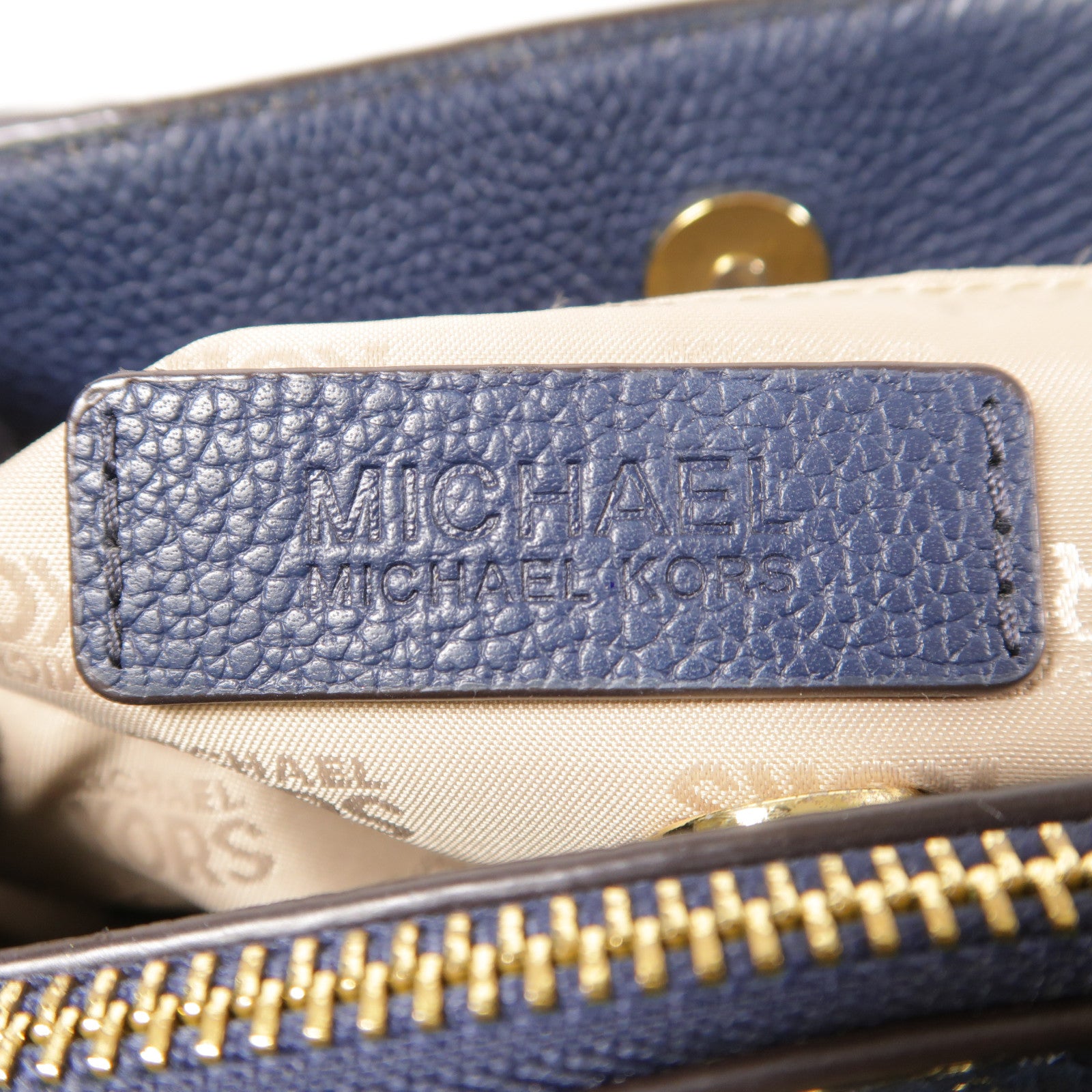 Michael Kors 牛皮皮革Shoulder Bag金扣手挽肩背兩用袋
