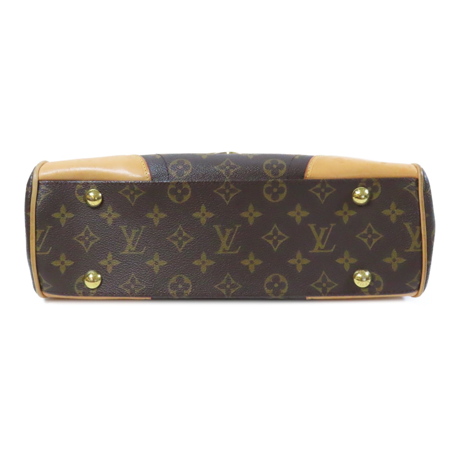 LOUIS VUITTON 【激減優惠】Monogram Beverly PM金扣肩背袋啡色