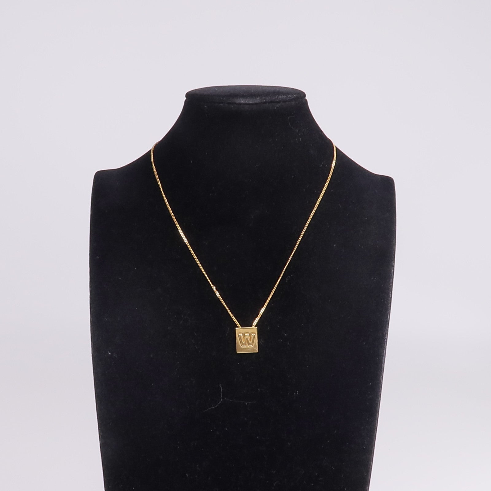 CELINE 金屬Alphabet W Necklace項鍊