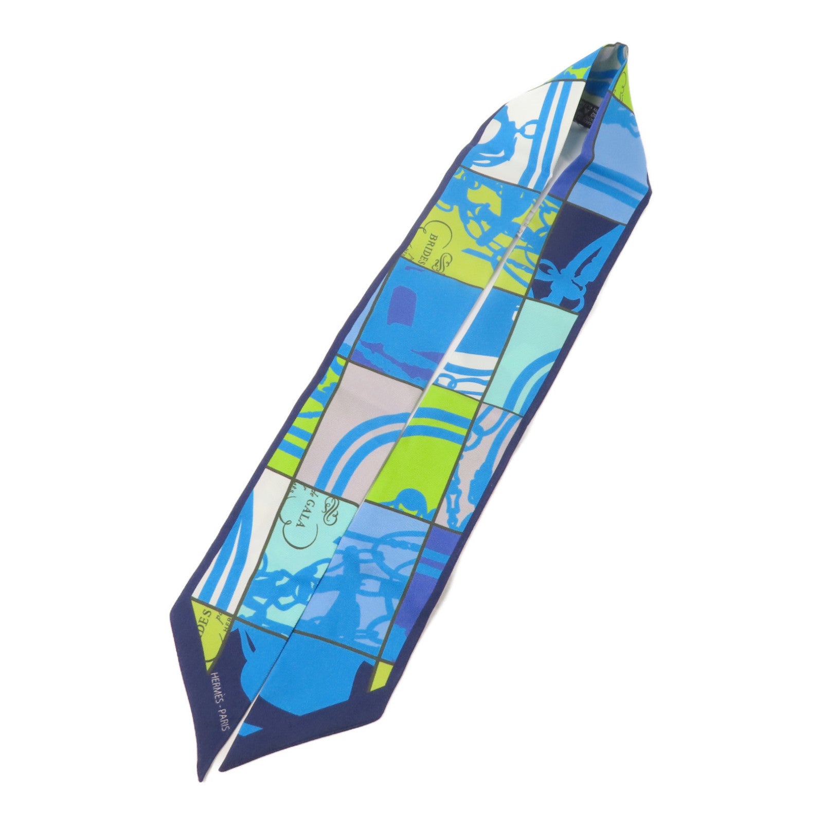 HERMES 絲質Twilly絲巾