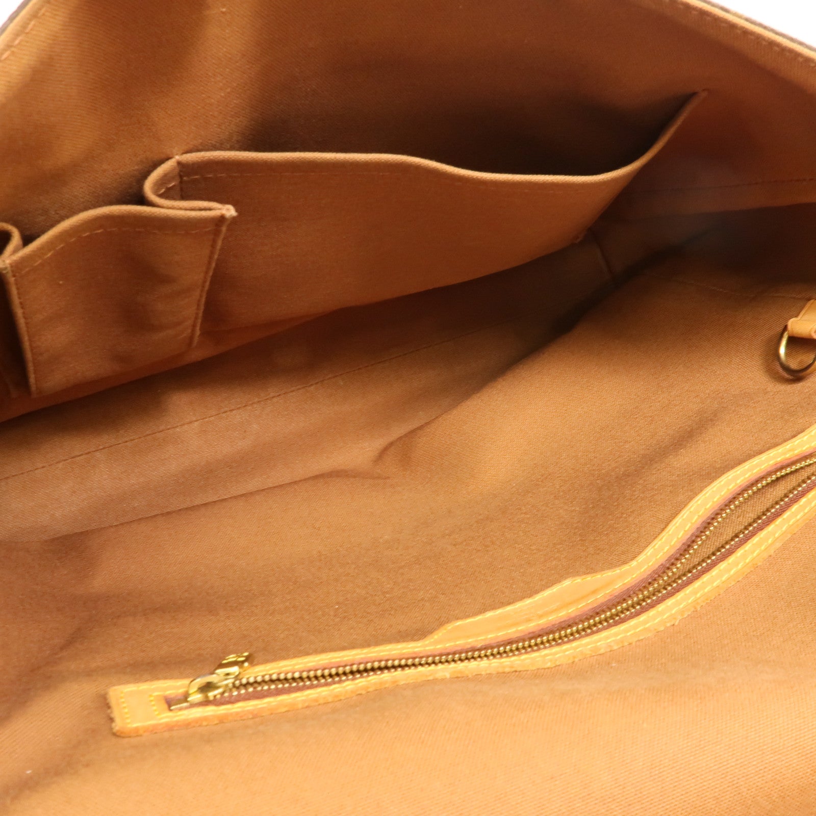 LOUIS VUITTON Monogram Abbesses金扣肩背袋棕色