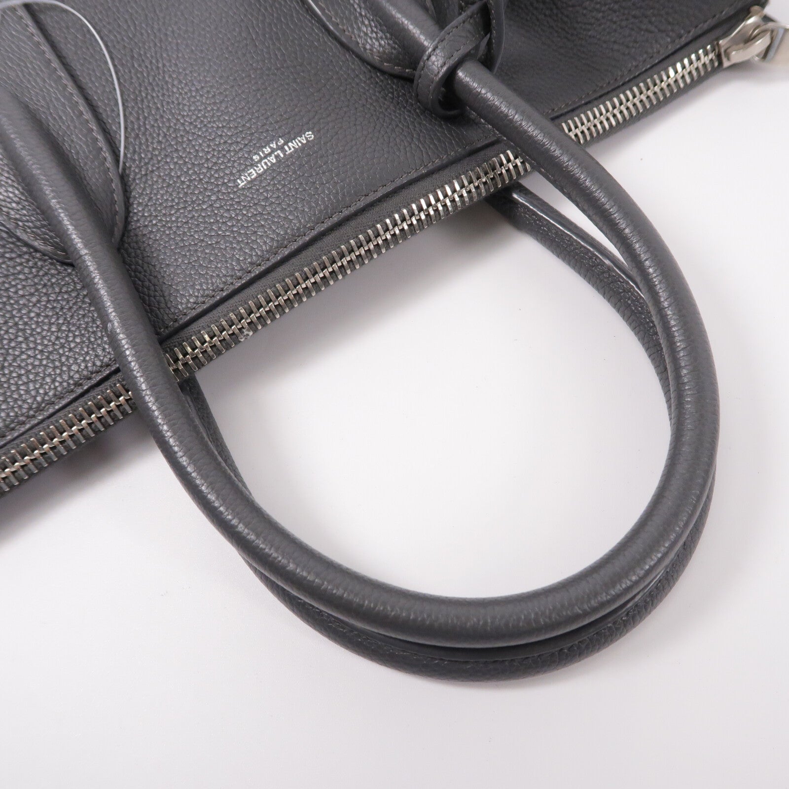 SAINT LAURENT 牛皮皮革Sac De Jour Souple North-South手挽肩背兩用袋
