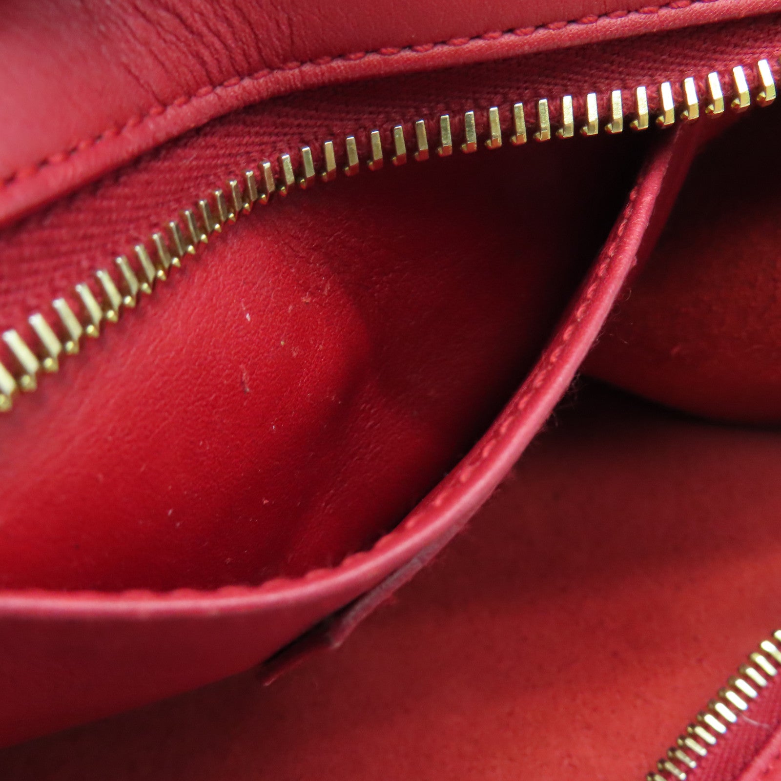 SAINT LAURENT 牛皮皮革2 Way Shoulder金扣手挽肩背兩用袋紅色