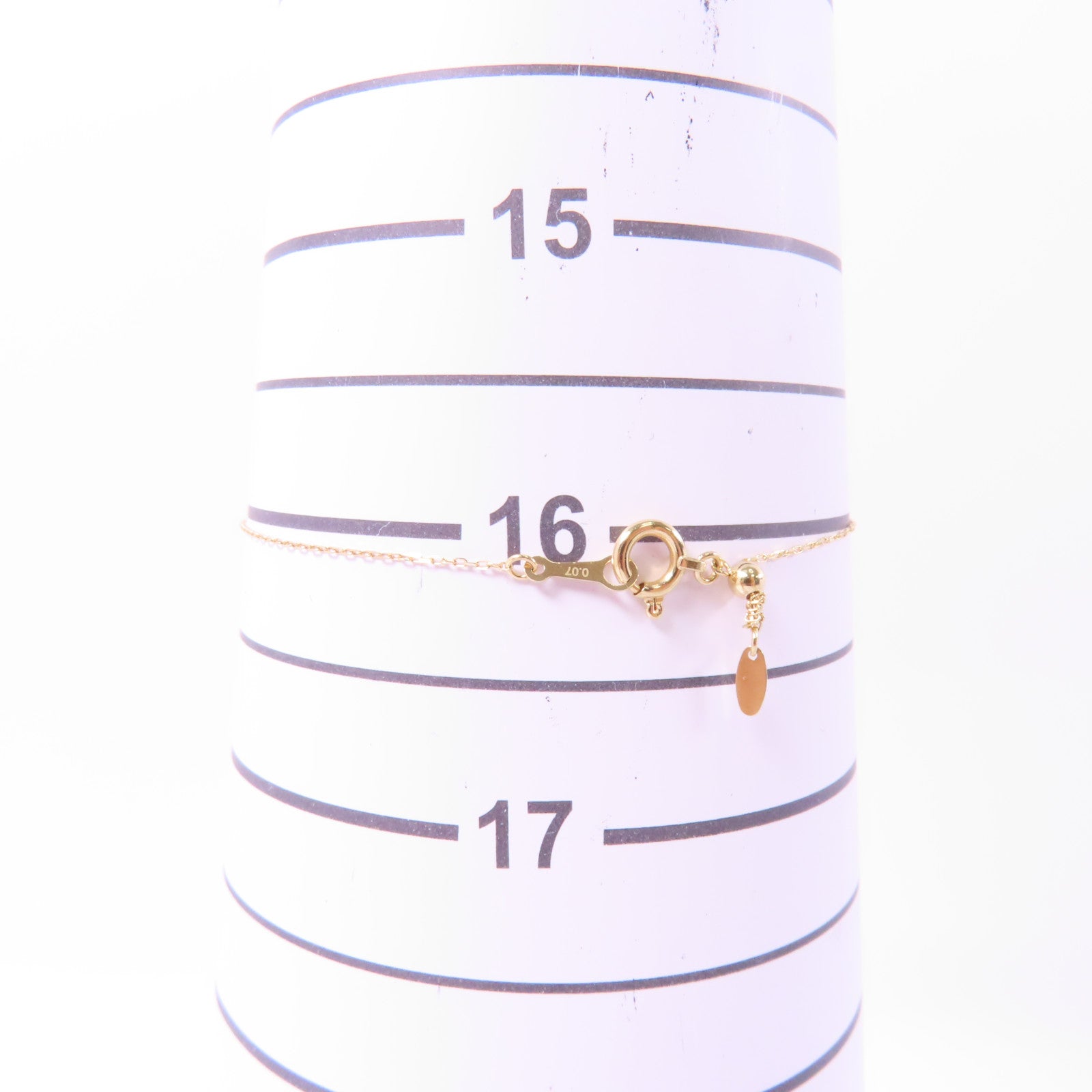 JEWELRY 18K黃金Diamond Bracelet 0.07ct鑽石手鏈