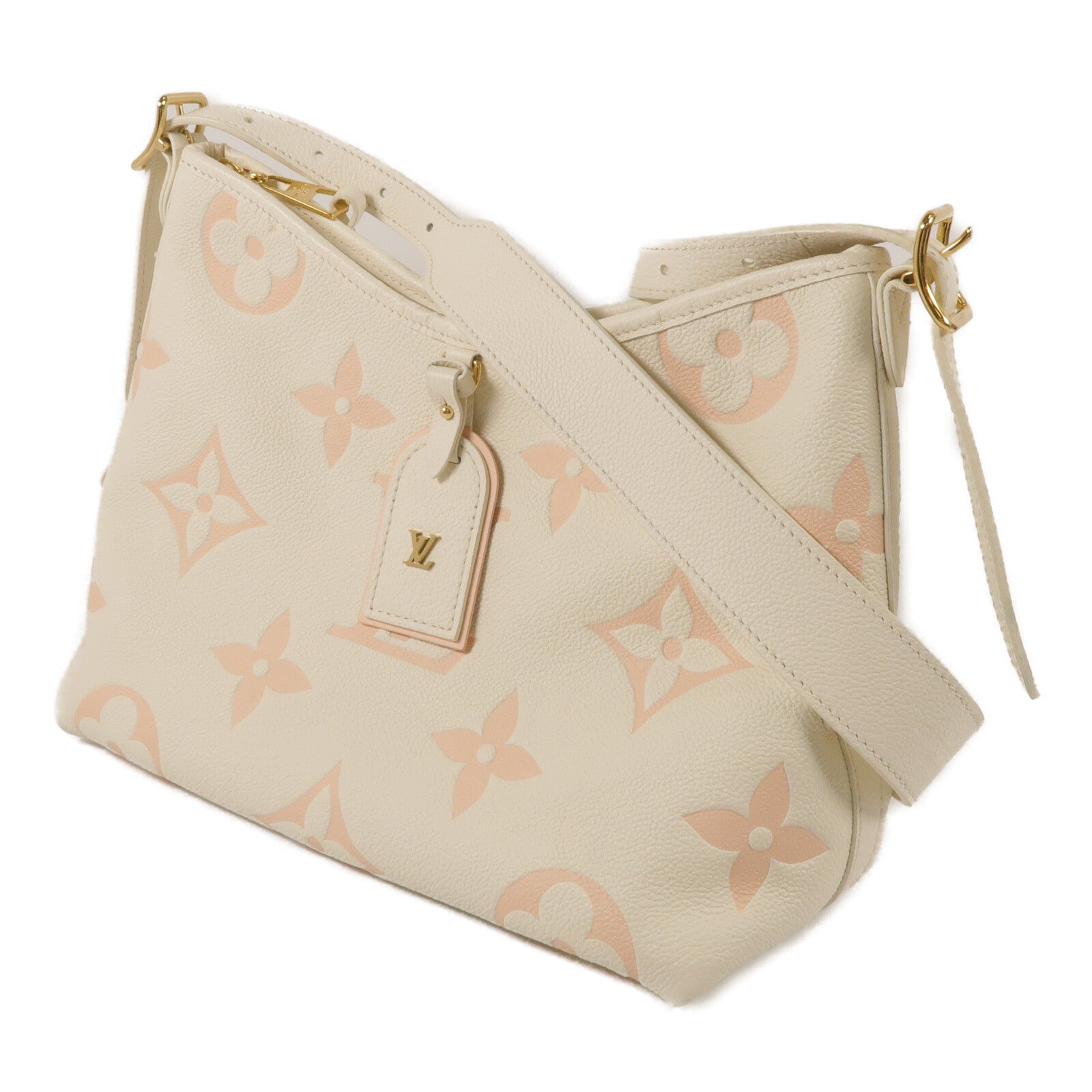 LOUIS VUITTON Monogram Empreinte Carryall PM肩背袋