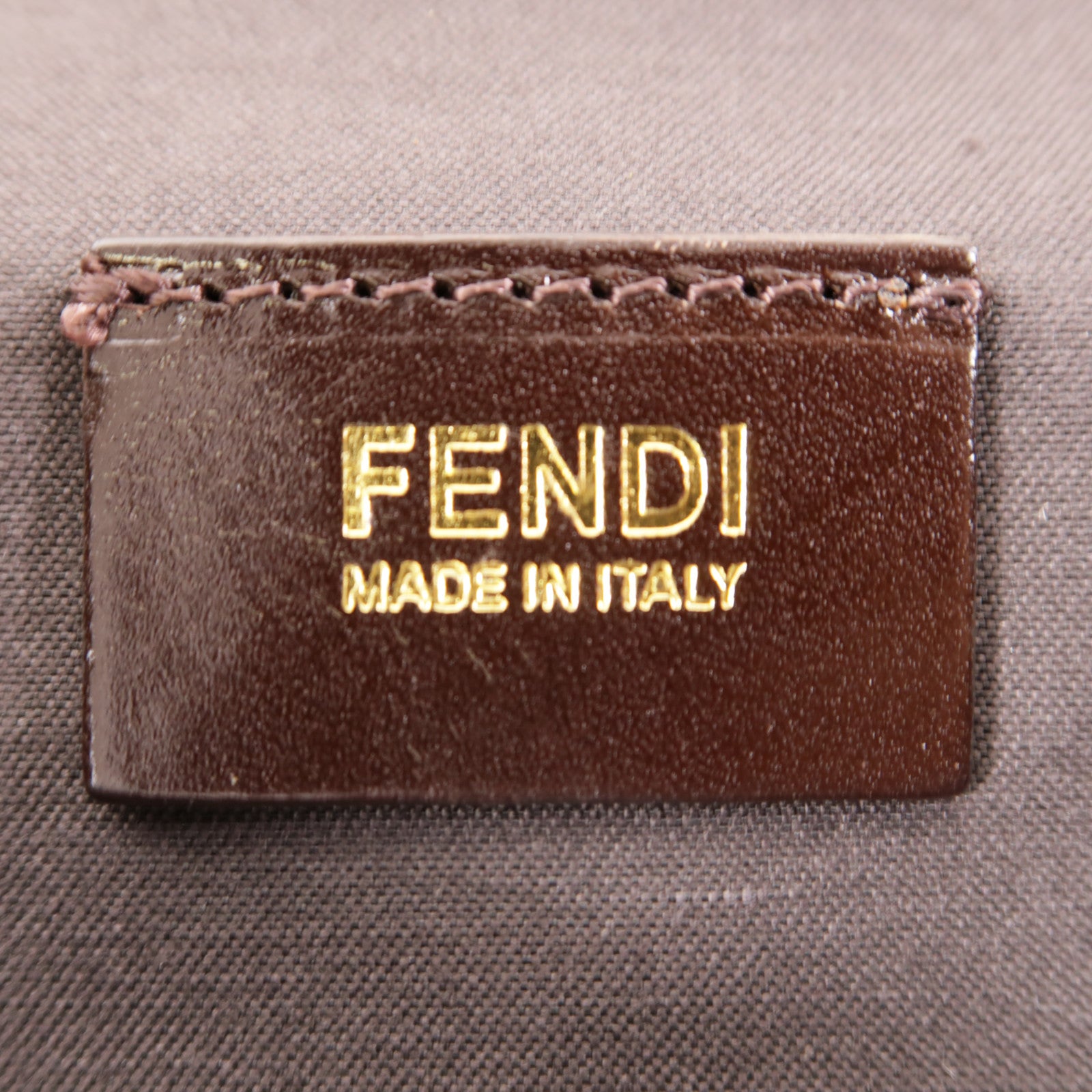 FENDI 帆布Tote Bag金扣手挽袋