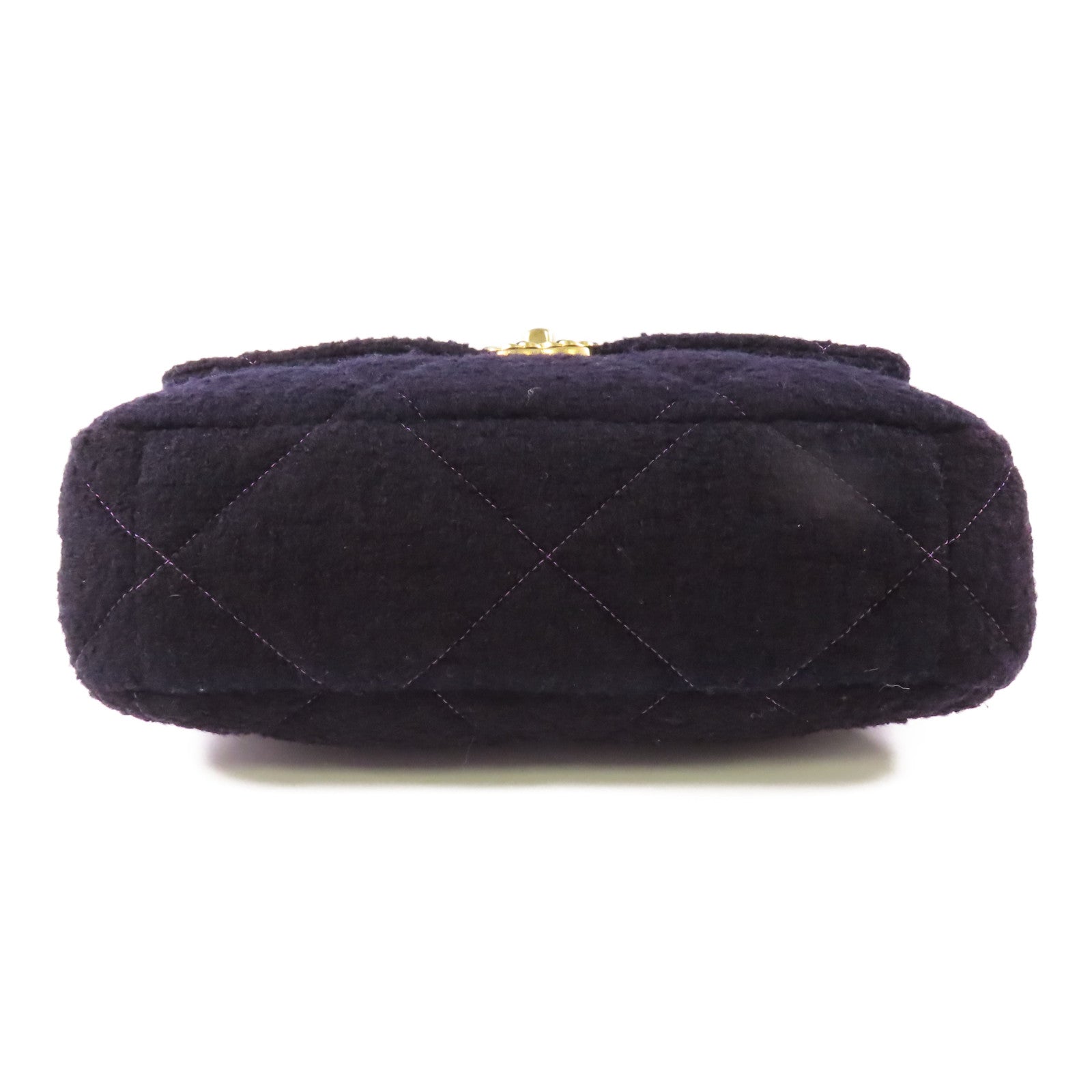 CHANEL 羊毛Ombre Large 19鏈帶手挽肩背兩用袋